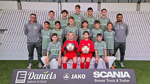 Mannschaftsfoto: C-Jugend (U15) III - SV Budberg - Saison 26/27