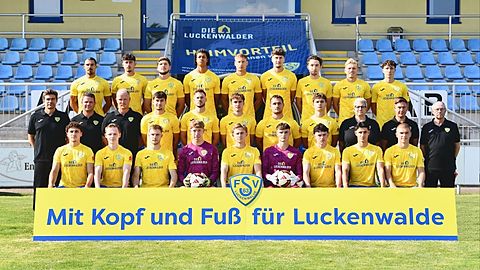 Mannschaftsfoto: Herren - 1. Mannschaft - FSV 63 Luckenwalde - Saison 26/27