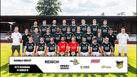 Mannschaftsfoto: Herren - 1. Mannschaft - FC Blochingen - Saison 26/27