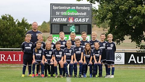 Mannschaftsfoto: E-Jugend (U11) - SV 1916 Großrudestedt - Saison 25/26