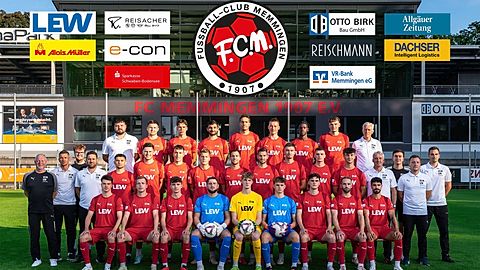 Hintere Reihe von links: Benjamin Schmidt (Co-Trainer Analyse), Maximilian Dolinski, Marvin Lang, Oktay Leyla, David Bauer, Timo Schmidt, Mohamed Fofanah, Fabian Kroh, Esad Kahric (Sportlicher Leiter). - 

Mittlere Reihe von links: Rainer Eckert (Betreuer), Candy Decker (Co-Trainer), Dominik Fiebig (Betreuer), Matthias Günes (Cheftrainer), Kutay Yel, Jakob Gräser, David Remiger, Lukas Rietzler, David Mihajlovic, Fabian Lutz, Christian Mijatovic, Dominik Ceko (pausiert), David Günes, Harald Rehklau (Teammanager + Athletiktrainer), Nico Fiebig (Betreuer), Daniel Jehle (Athletik- + Reha-Trainer), Martin Gruber (Torwart-Trainer). - 

Vordere Reihe von links: Luis Vetter, Pascal Maier, Michael Bergmann, Dominik Dewein, Josua Reichle, Felix Unger, Philipp Kirsamer, Kim-Bryan Paschek, Marcello Barbera.- 

Es fehlen: Micha Bareis, Luan Fusaro, Noah Hill, Nico Nollenberger.
