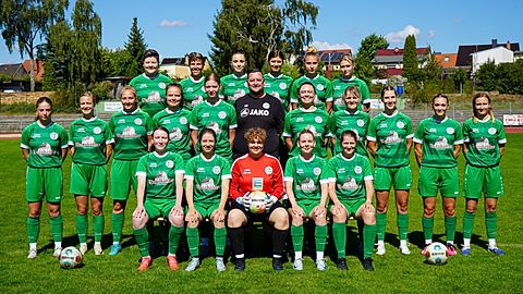 Mannschaftsfoto: Frauen - 1. Mannschaft - SG Union Sandersdorf - Saison 25/26