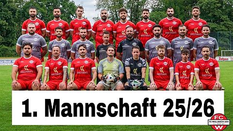 Mannschaftsfoto: Herren - 1. Mannschaft - FC Wallbach - Saison 25/26