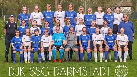 Teambild der Frauenmannschaften der DJK SSG Darmstadt