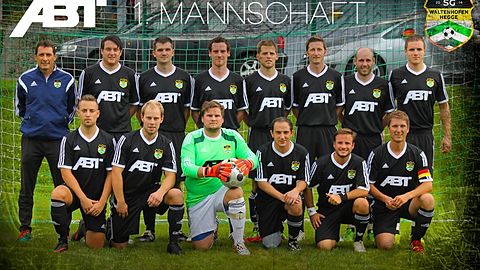 Reihe oben v. links: A.Sauer (Trainer), B.Kösel, D.Fuchs, S.Gebhardt, T.Melder, D.Keck, D.Koch, T.Ziernheld / Reihe unten v. links: F.Götzl, A.Seckler, T.Geiss, M.Fiedler, P.Gomolka, S.Stadelmann