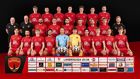 Mannschaftsfoto: Herren - 1. Mannschaft - Post TSV Detmold - Saison 25/26