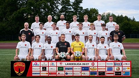 Mannschaftsfoto: Herren - 1. Mannschaft - Post TSV Detmold - Saison 26/27
