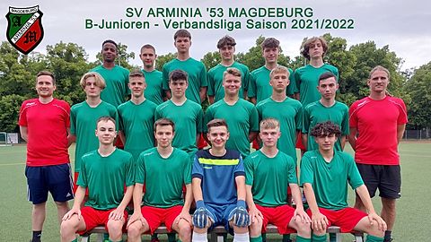 SV Arminia'53 Magdeburg B-Junioren Verbandsliga Saison 2021/2022