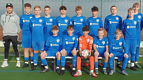 Mannschaftsfoto: C-Jugend (U15) - FC Oberlausitz Neugersdorf - Saison 25/26