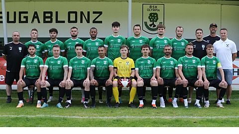 Das Kreisliga-Team des BSK Olympia Neugablonz in der Saison 2024/25.