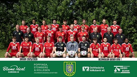 Mannschaftsfoto: Herren - 1. Mannschaft - TuS Pewsum - Saison 25/26