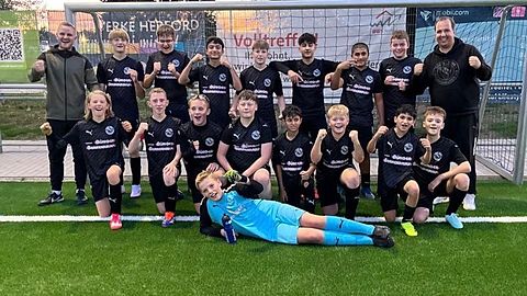 Mannschaftsfoto: C-Jugend (U15) - TuS Grün-Weiß Pödinghausen - Saison 25/26