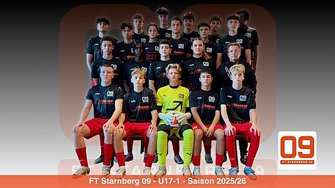 Mannschaftsfoto: B-Jugend (U17) - FT Starnberg 09 - Saison 25/26